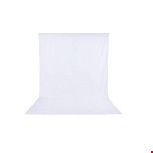 پرده فون سفید سایز 3*2.5
